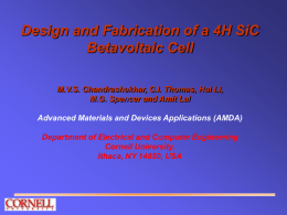 Design and Fabrication of Radiation Cell