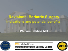 Revisional Bariatric Surgery