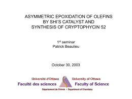 Diapositive 1 - University of Ottawa