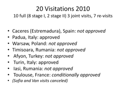 Visitations 2010