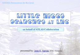 Little Higgs Searches with ATLAS