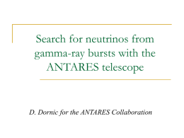 Search for neutrinos from gamma