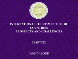 INTERNATIONAL TOURISM IN THE OIC COUNTRIES …