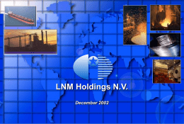 LNM offer presentation - ArcelorMittal South Africa