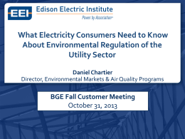 Draft BG&E Presentation - Edison Electric Institute