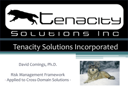 Tenacity Solutions Incorporated