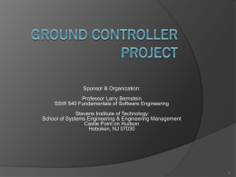 Ground Controller Project