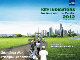 Green Urbanization in Asia