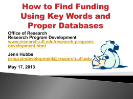 UF Research & Graduate Programs