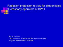 137Cs Blood Irradiator - Brigham and Women's Hospital