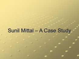 Sunil Mittal – A Case Study