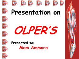 Group No 9, Presentation on OLPER'S Milk by