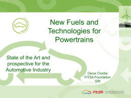 New Fuels and Technologies for Powertrains