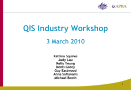 QIS workshop presentation slides