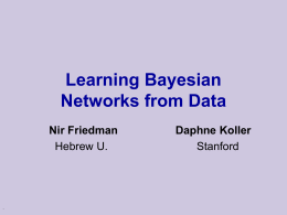 Learning I: Introduction, Parameter Estimation