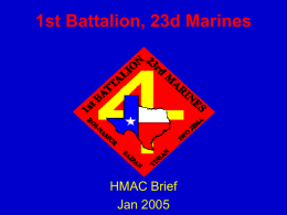 1st Battalion, 23d Marines - Houston Military Affairs