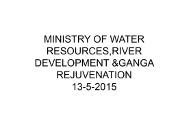 ACHIEVEMENTS OF MINISTRY OF WATER RESOURCES, RIVER