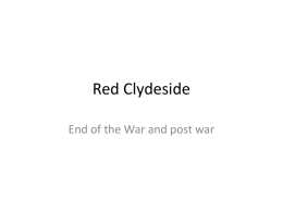 Red Clydeside - Saint Roch's Secondary School