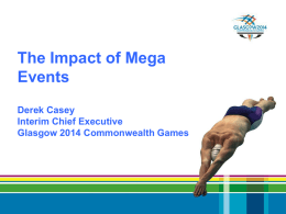 PRESENTATION TO THE COMMONWEALTH GAMES …