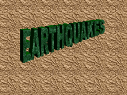 EARTHQUAKES - City University of New York