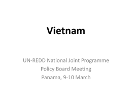 Insert Country - United Nations REDD Programme