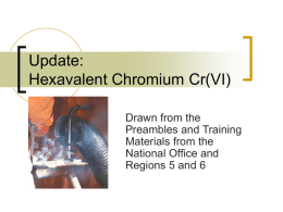 Hexavalent chromium – 2