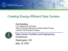 Creating Energy-Effcient Data Centers