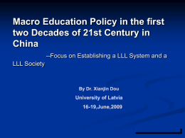 PowerPoint 演示文稿 - Latvijas universitāte