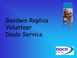 Newland & Avenue Sure Start Volunteer Doula Project
