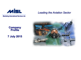 MISL Company Profile Aviation