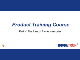 Product Training Course