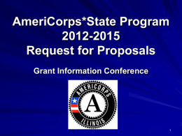 AmeriCorps*State Program 2009