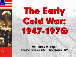 The Cold War - Powerpoint Palooza
