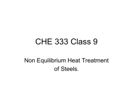 CHE 333 Class 7