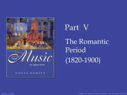 PowerPoint Presentation - Music: An Appreciation by Roger