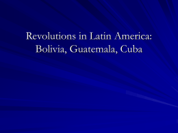 The Cuban Revolution - UCSB Department of History
