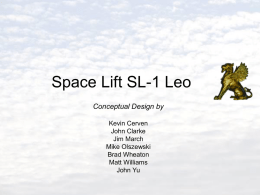 Space Lift SL-1 Leo - ae440a2009 / FrontPage