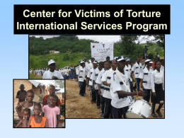 Center for Victims of Torture in Guinea, West Africa