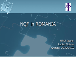 NQF in ROMANIA
