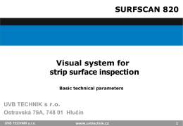 Strip surface inspection