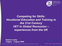 Competing for Skills: Vocational Education and Training in