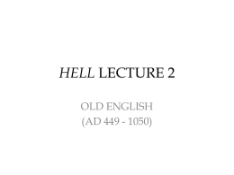 HELL LECTURE 2 - Serwis Informacyjny WSJO