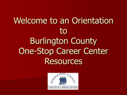 Burlington County One