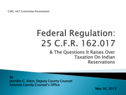 Federal Regulation: 25 C.F.R. 162.017
