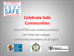Celebrate Safe Communities 101