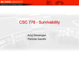 CSC 791B - Sp Top: Adv Netw Dsgn
