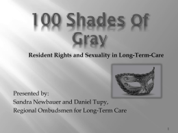 100 shades of Gray - MN Aging