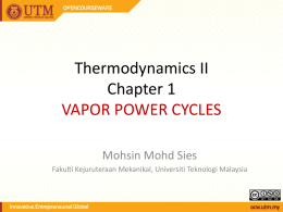 SKMM 2413 Thermodynamics I