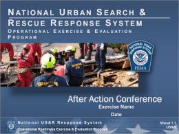 After Action Conference Brief (operations