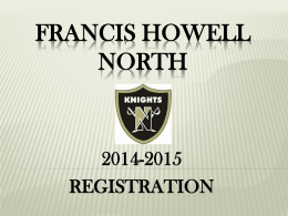 FRANCIS HOWELL NORTH - Home
